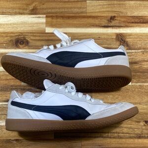 Men’s Puma Super Liga OG Retro Sneakers in White and Grey Size 10.5